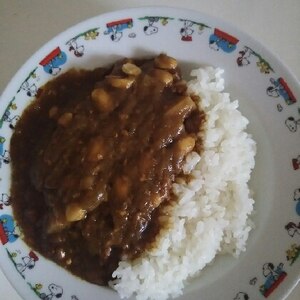 ごぼうとお豆のカレー